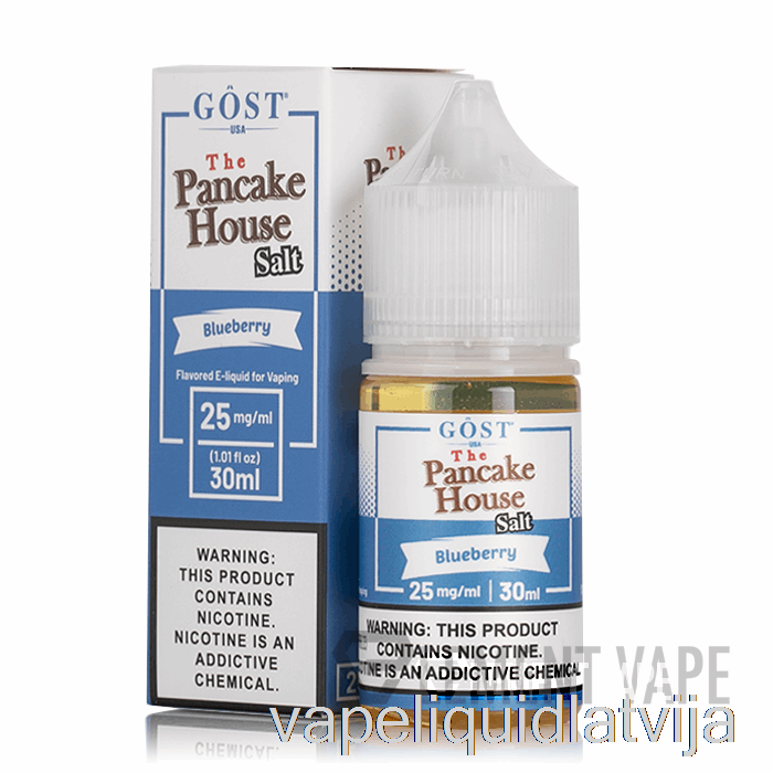 Melleņu Sāļi - Pankūku Māja - Gost Tvaiki - 30ml 50mg Vape šķidrums